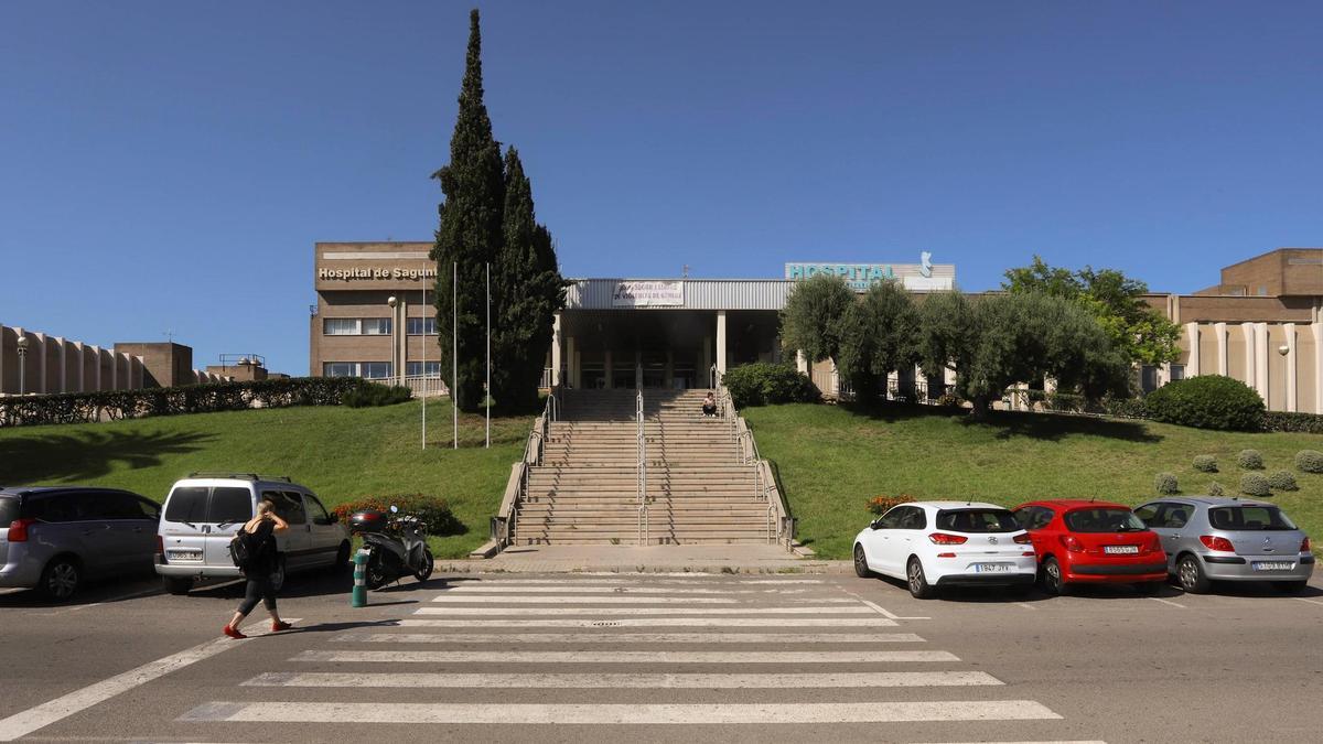 Fachada del hospital de Sagunto