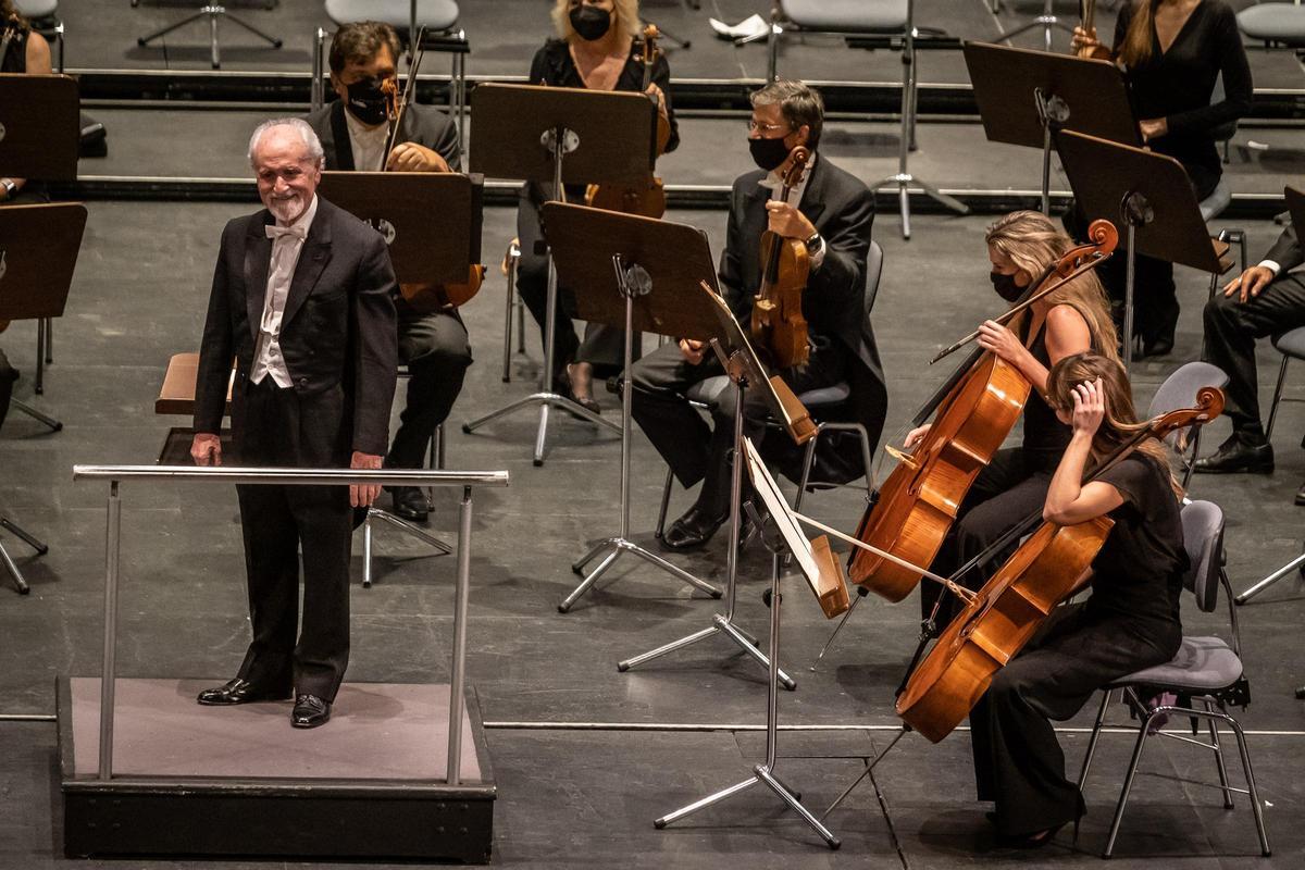 El maestro Armando Alfonso durante el homenaje que se le hizo en 2022.