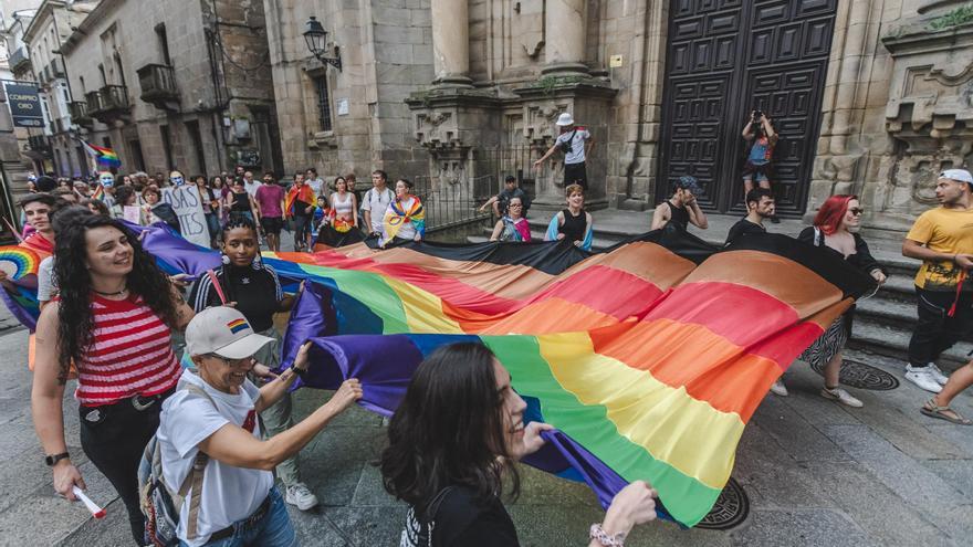 Lucha y fiesta en Ourense en el Día del Orgullo