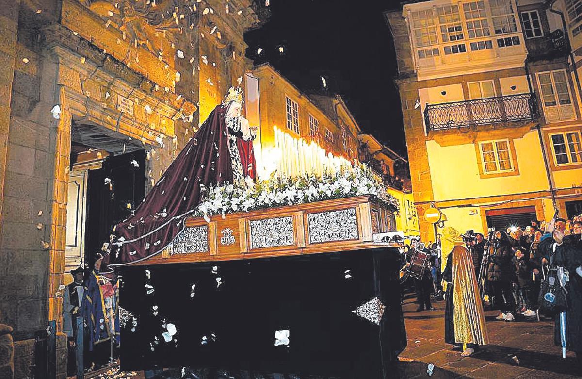 Saída da procesión da Humildade en 2024