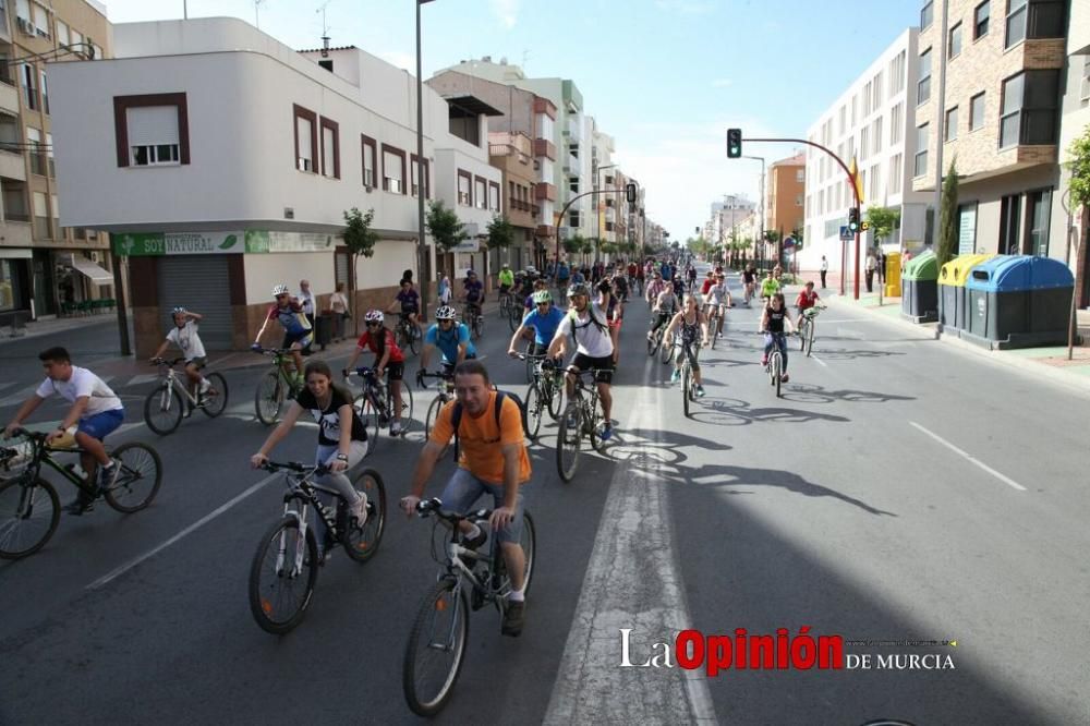 Ciclopaseo para clausular en Lorca los JDG