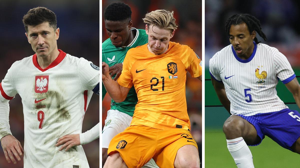 Lewandowski, De Jong y Koundé