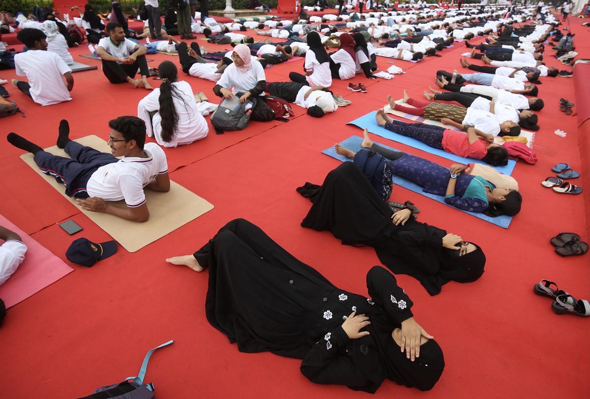 Día Internacional del Yoga en la India