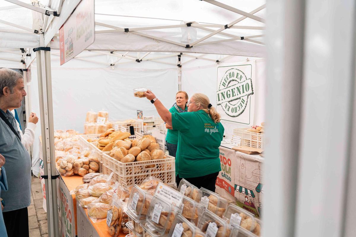 La venta de productos locales fue prioridad en esta edición.