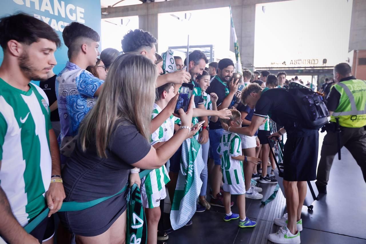 La despedida del equipo blanquiverde, en imágenes