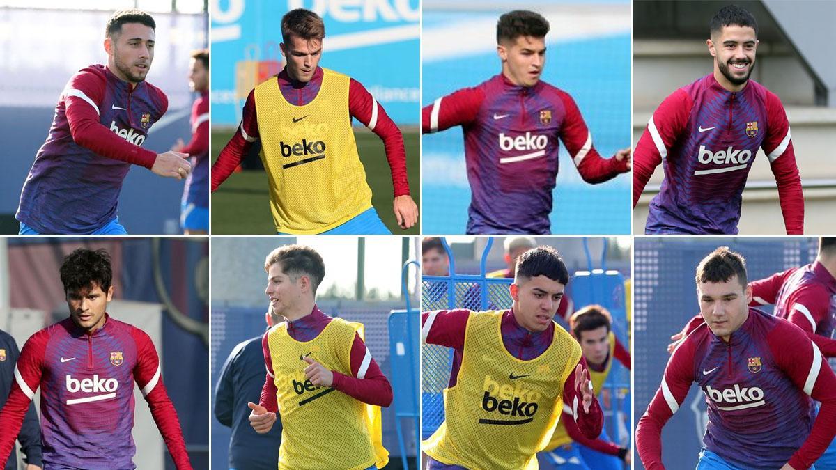 Guillem, Comas, Mika, Álvaro Sanz, Lucas, Estanis, Ilias y Jutglà, opciones para Xavi Hernández