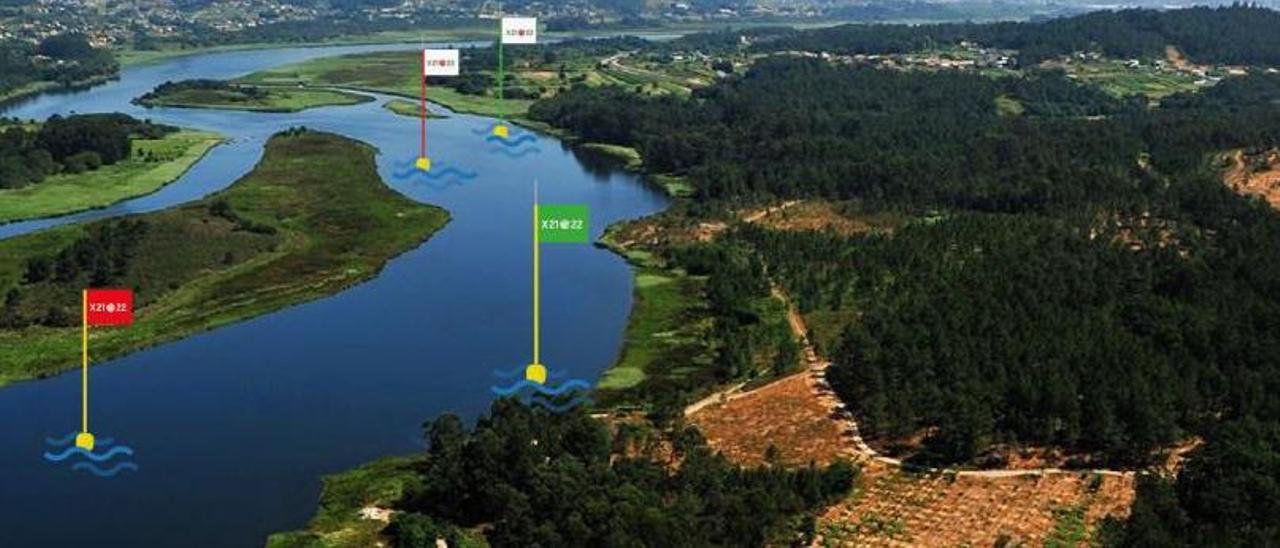 Alberto Moreira propone balizas rojas en un lado del río y verdes en el otro. |   // CEDIDA