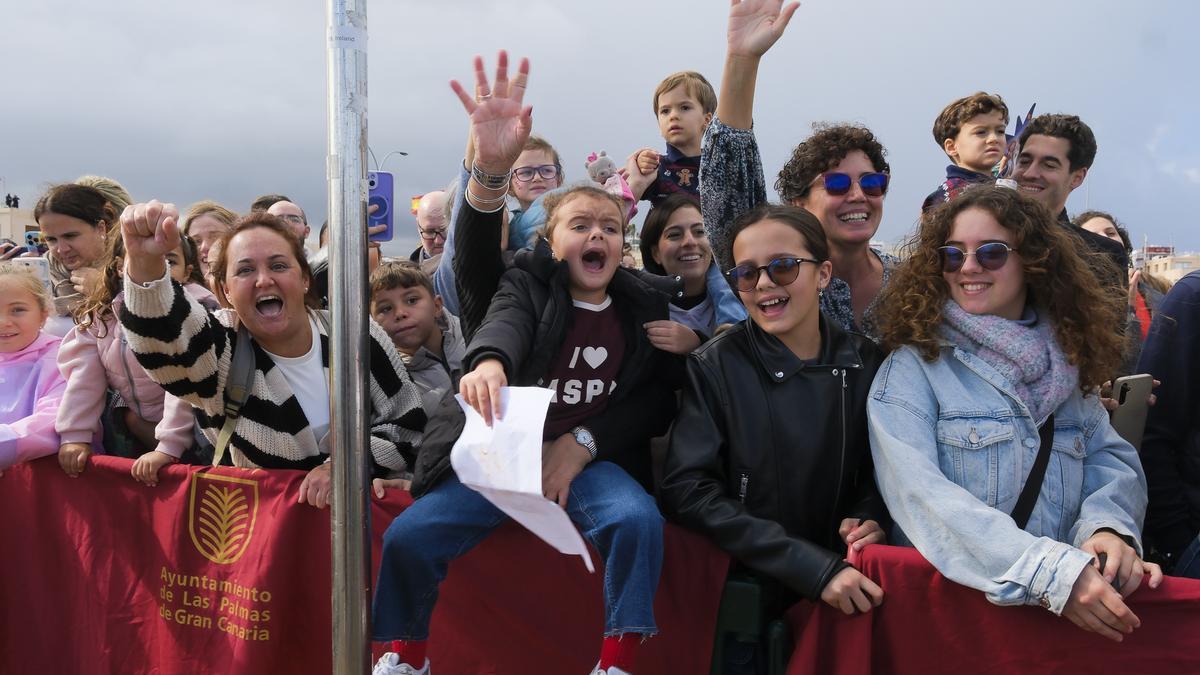 Llegada de los Reyes Magos a la Base Naval