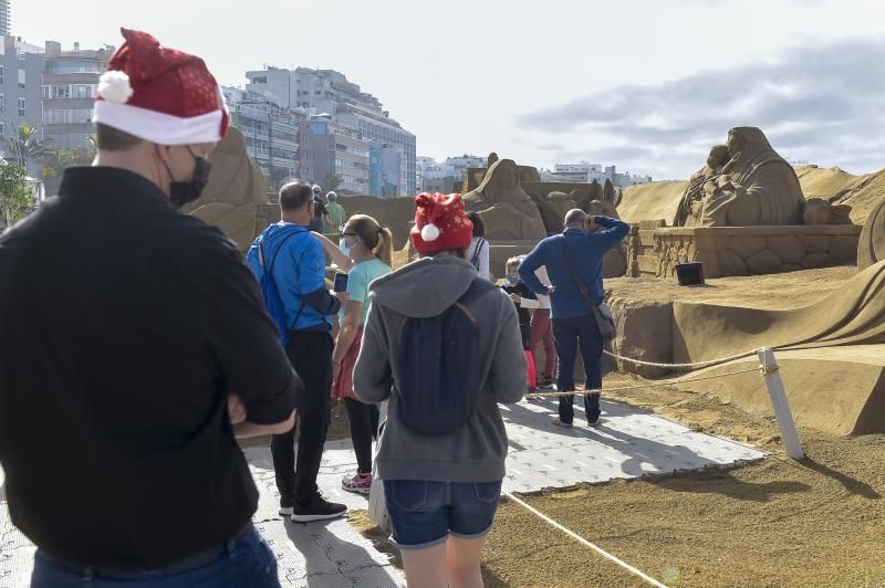 Navidad en la playa de Las Canteras