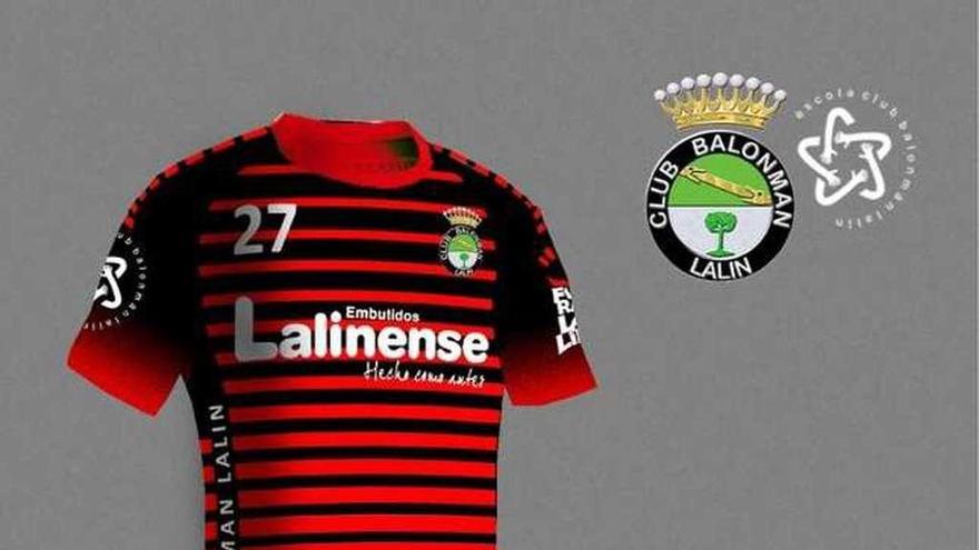 La nueva equipación que lucirá el Lalinense.