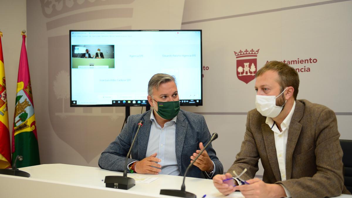 Pizarro y Hernández, en la comparecencia de este martes.