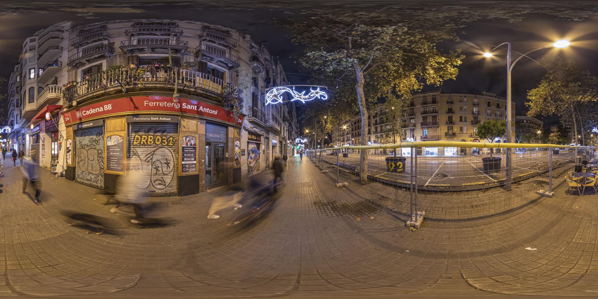 En imágenes: así brilla el alumbrado navideño de Barcelona