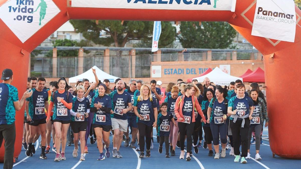 Valencia acoge la 3ª edición de la Carrera Solidaria 1km1vida