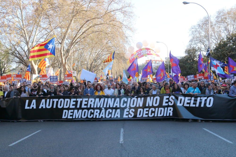 El sobiranisme omple el centre de Madrid