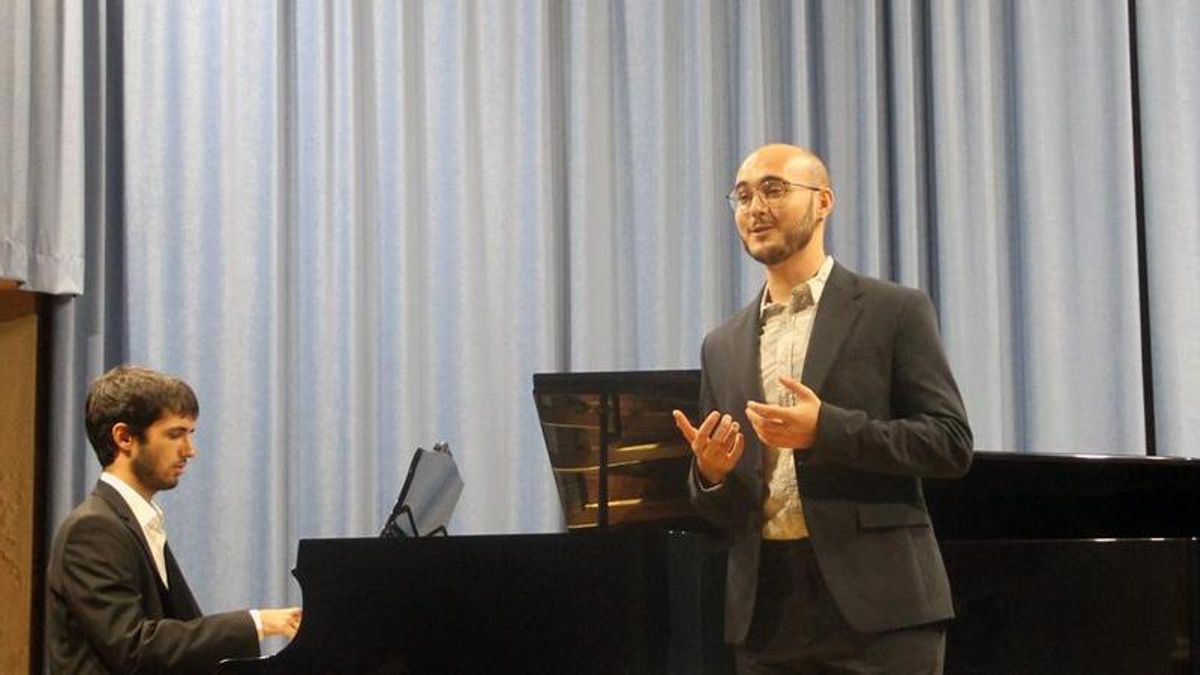Héctor Ruiz i Joan Espuny durant el concert