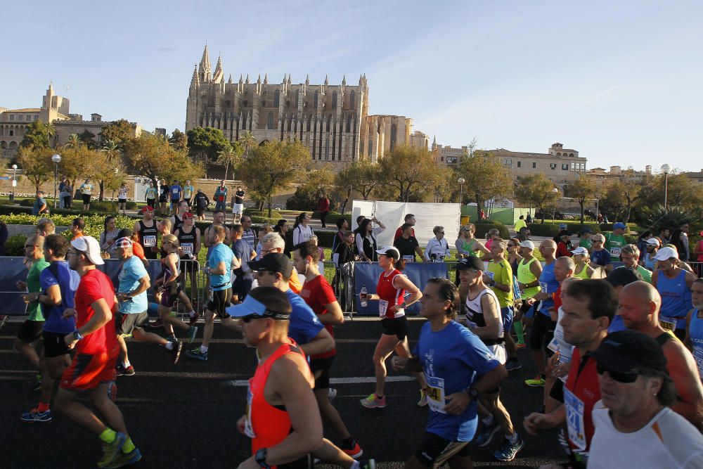 Unos 10.000 participantes en la Palma Marathon