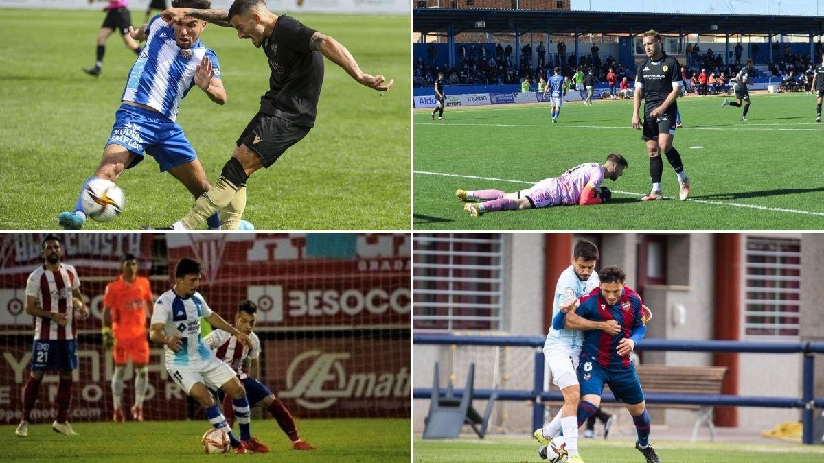 Alcoyano, Hércules, La Nucía, Eldense | Resultados y clasificación en en el grupo 2 de Primera RFEF el grupo V de Segunda RFEF