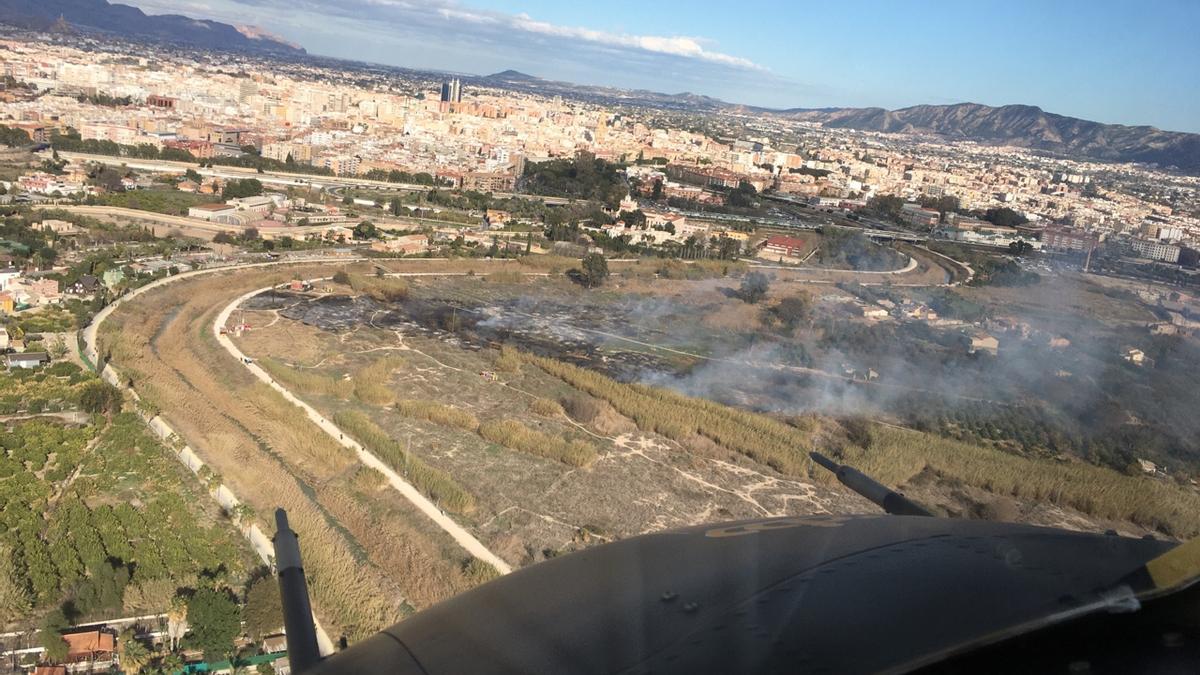 Incendio en Murcia