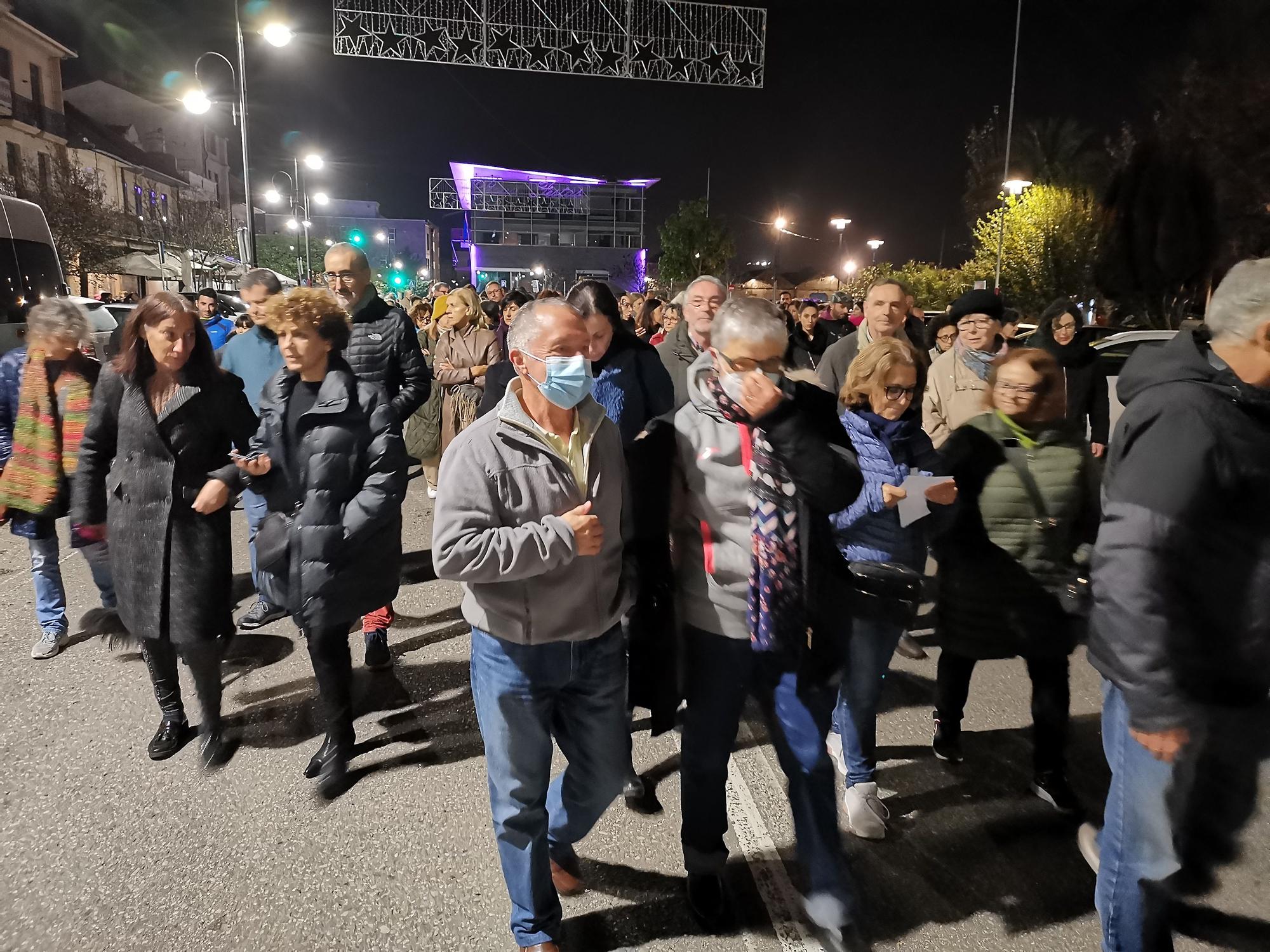 La celebración del Día Internacional contra las Violencias Machistas en Cangas