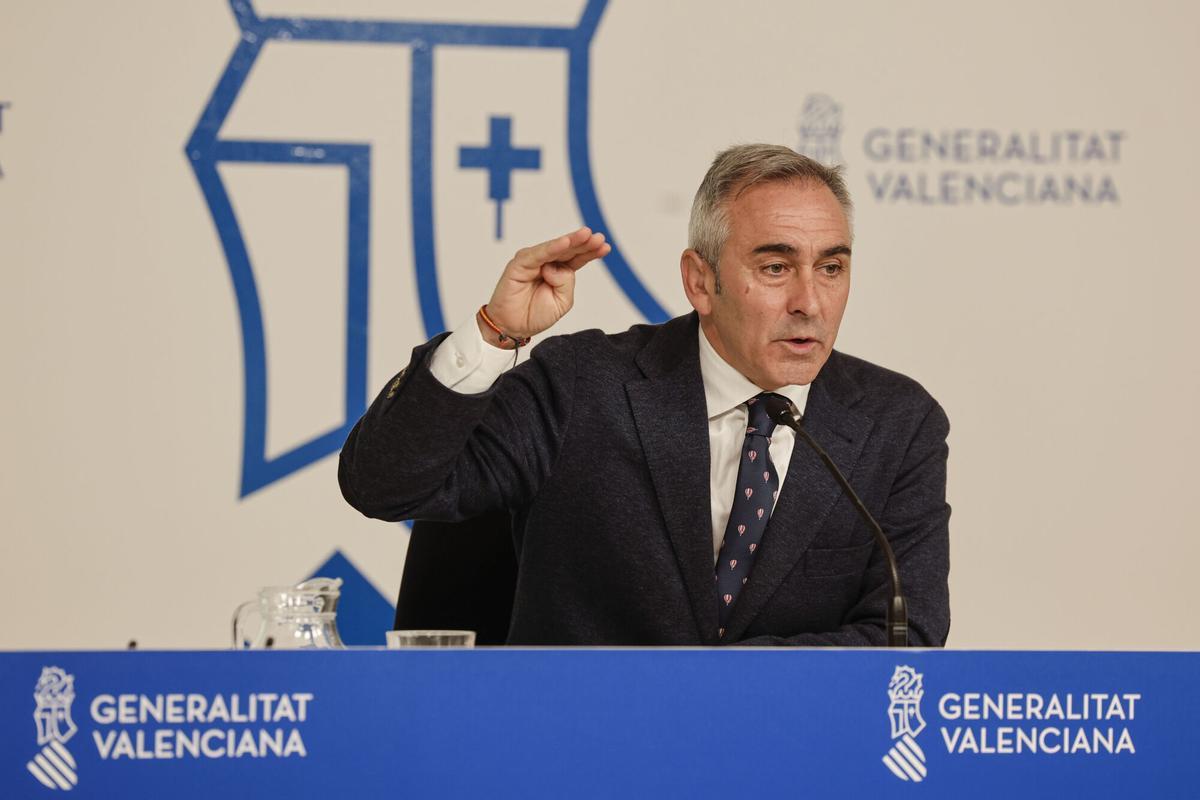 El portavoz del Consell, Miguel Barrachina, informa de los asuntos tratados en el Pleno del Consell.