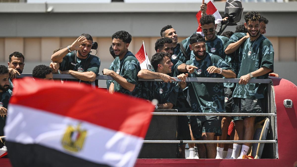 Los Faraones son recibidos como héroes en su regreso a Egipto tras un histórico Mundial