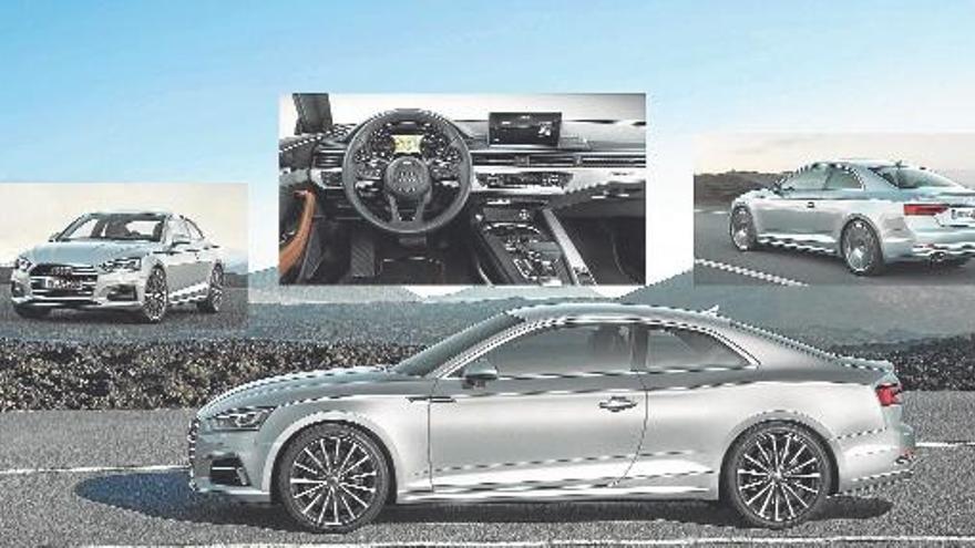 El nuevo Audi A5 Coupé tiene un tamaño (y una imagen) muy similar a su antecesor, pero es una generación nueva y porta lo más avanzado del fabricante