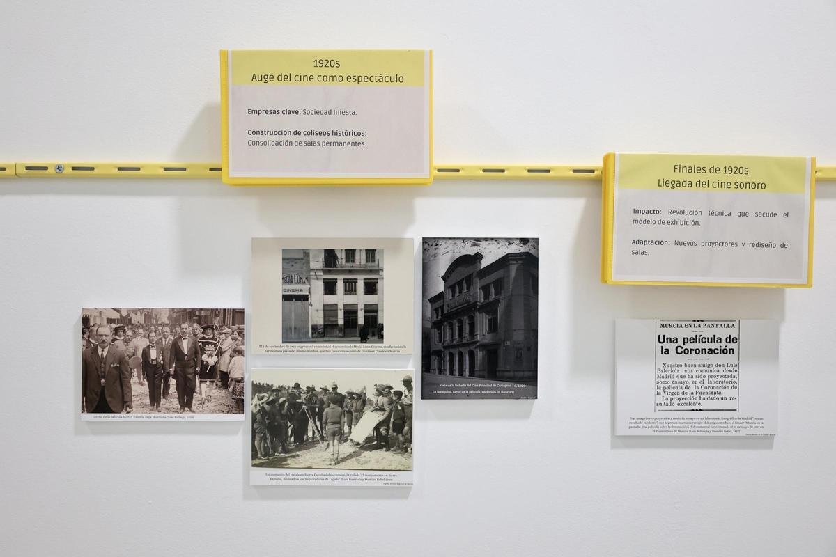 Parte del recorrido fotográfico de la Filmoteca