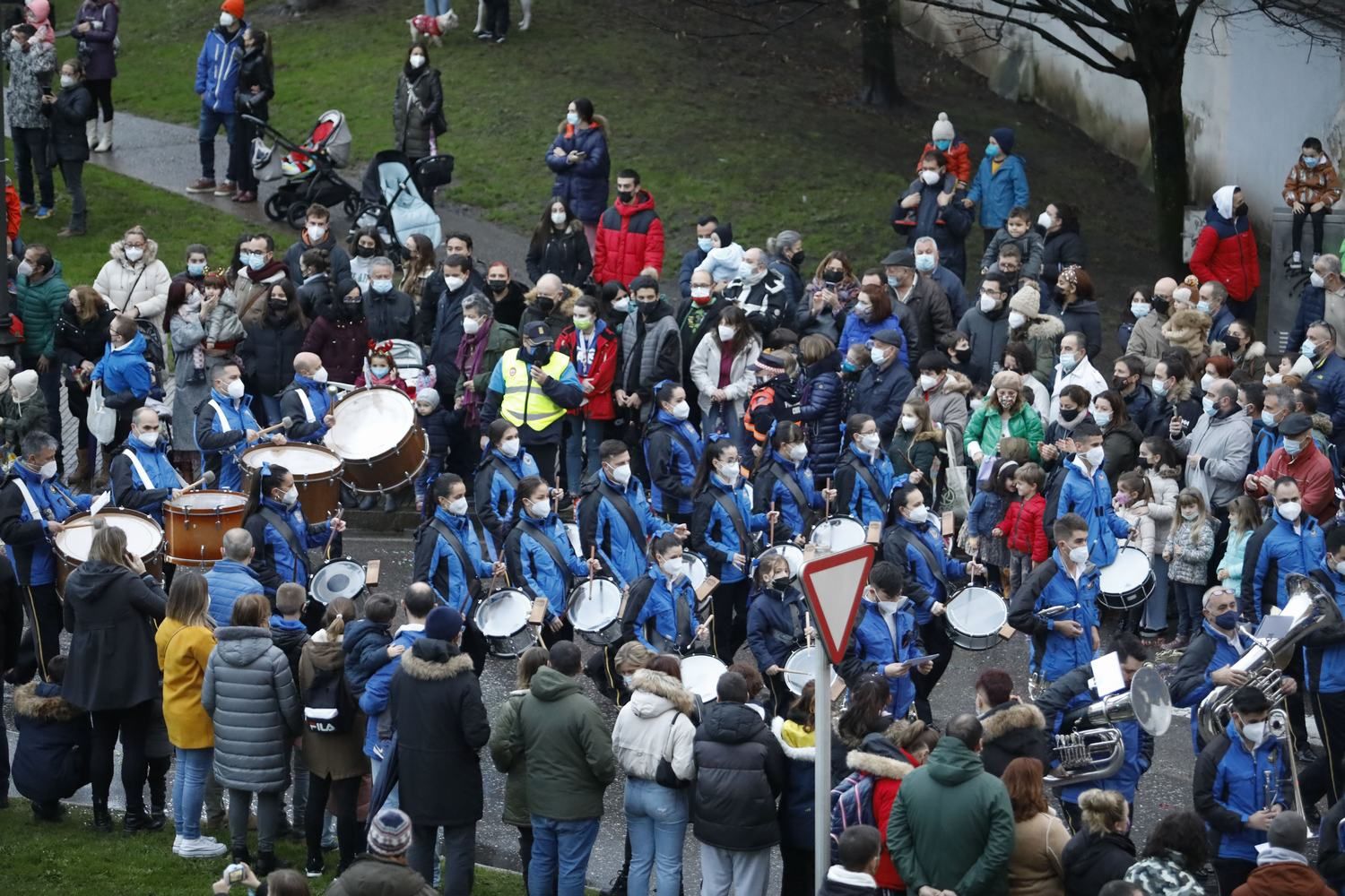 La cabalgata de los Reyes Magos en Gijón