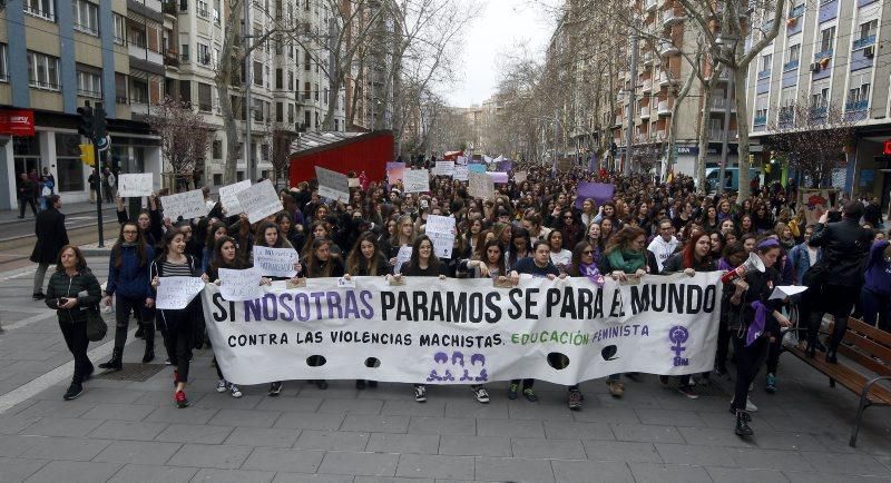 La jornada del 8M en Aragón