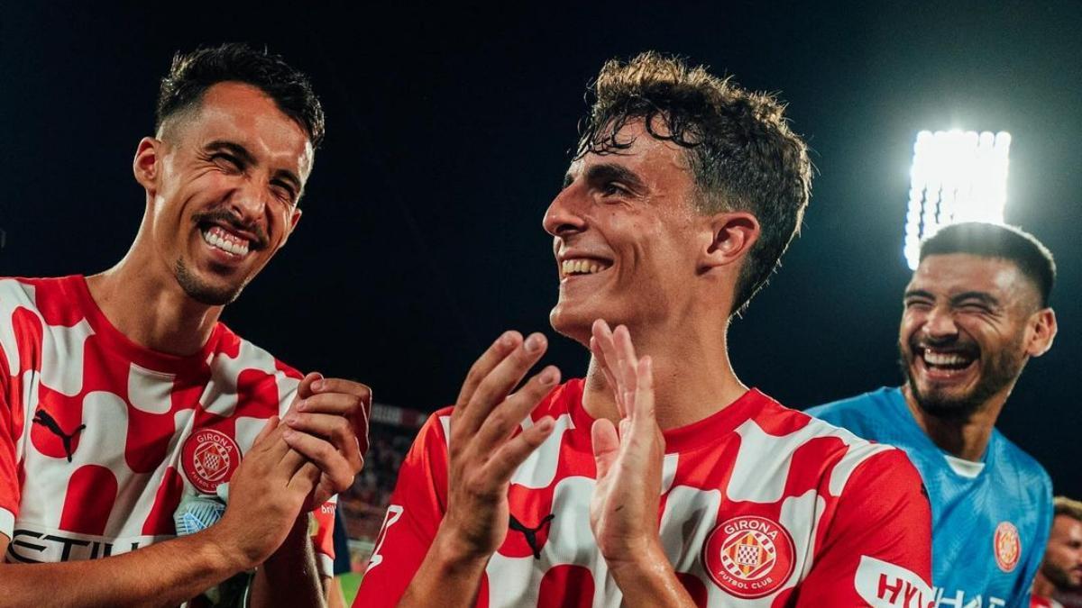 Alejandro Francés ha caído de pie en el Girona