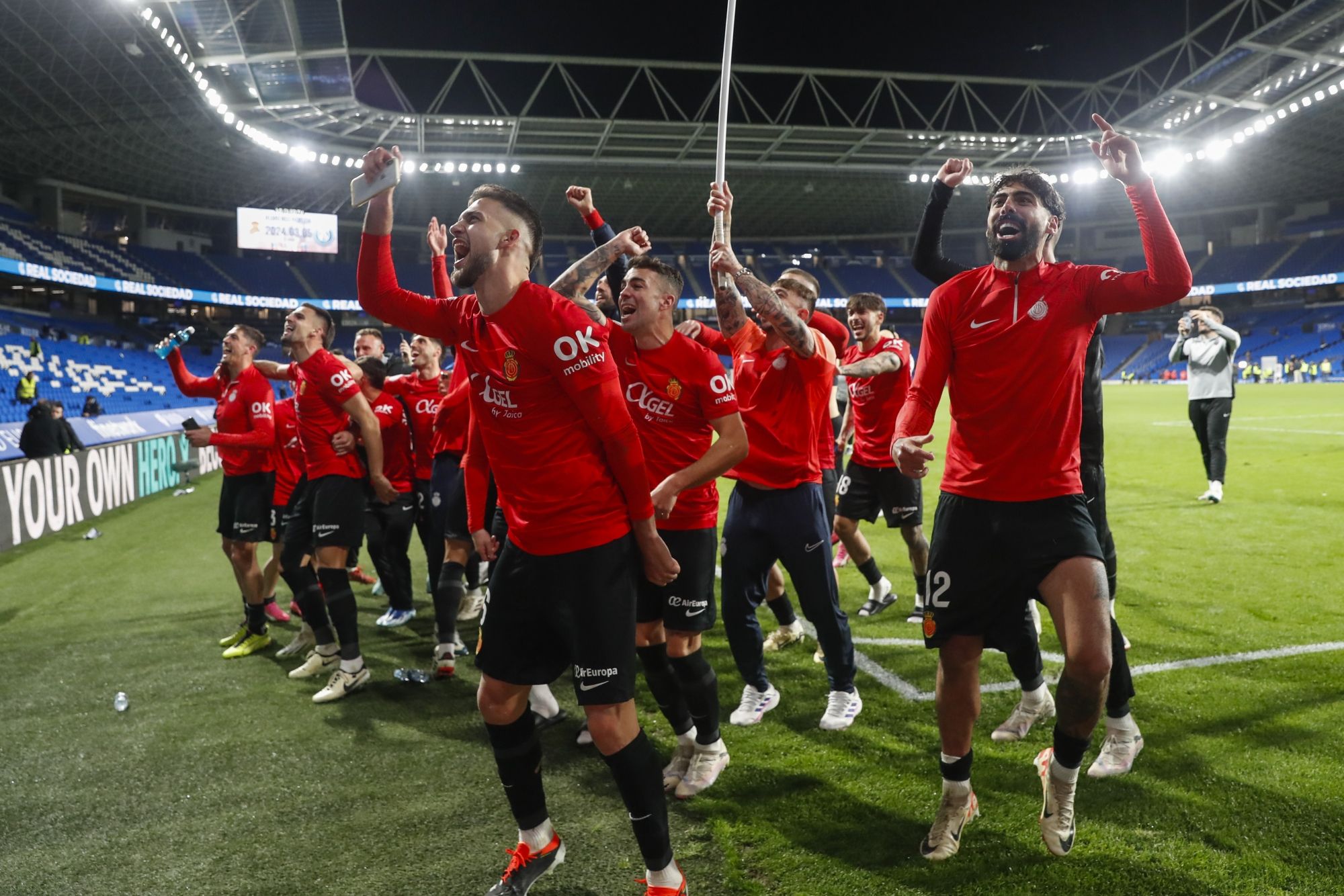 Las mejores fotos de la proeza histórica del Mallorca, que jugará la final de la Copa del Rey