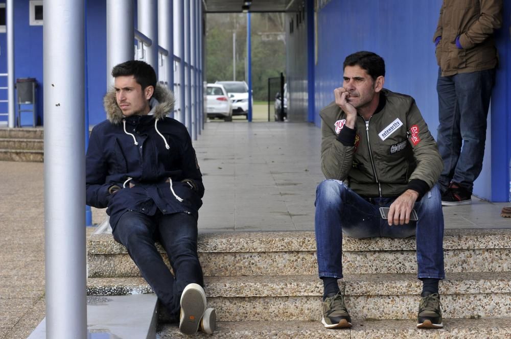 El partido entre el Oviedo B y el Avilés, en imágenes