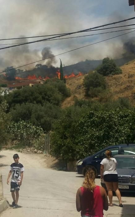 Se declara un incendio en Los Asperones