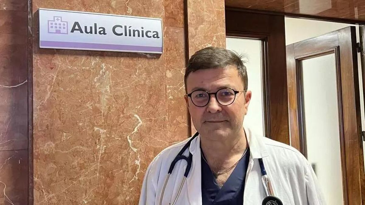 Jaime Corral Peñafiel, jefe del Servicio de Neumologia del Hospital San Pedro de Alcántara de Cáceres