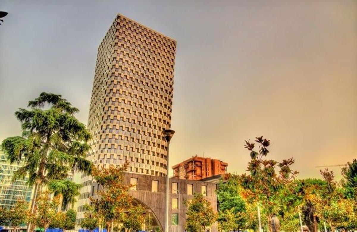 Vista de los edificios del centro de Tirana.