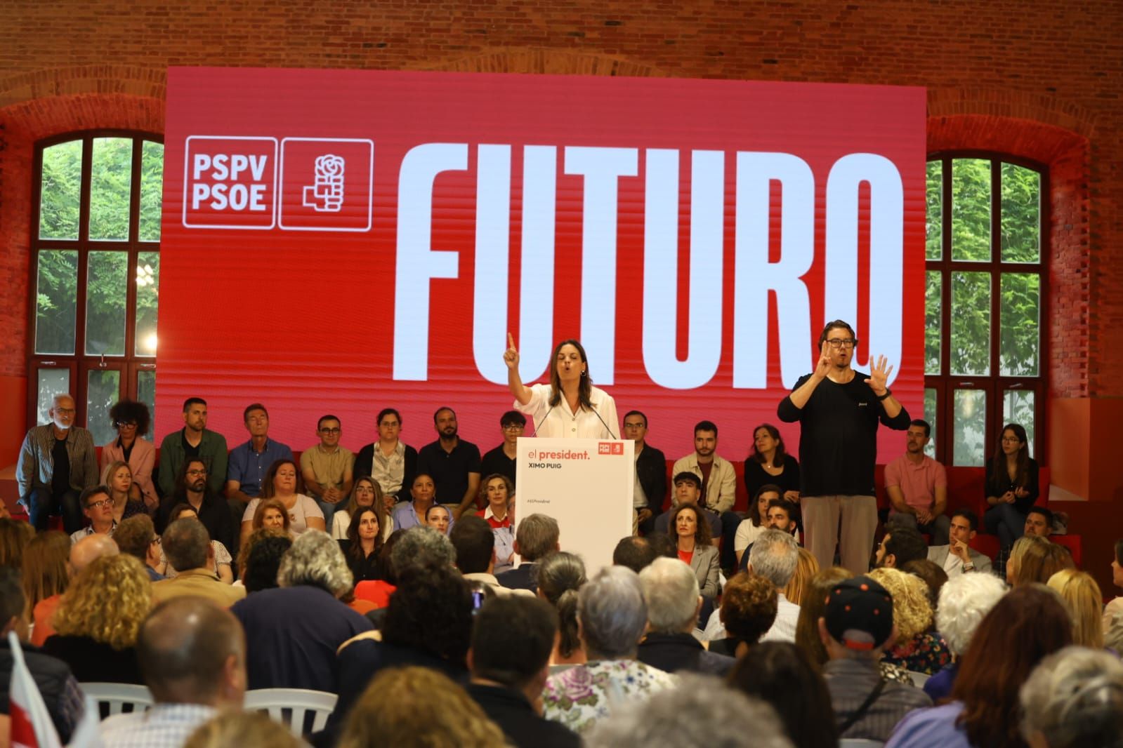 El PSPV celebra el cierre de campaña