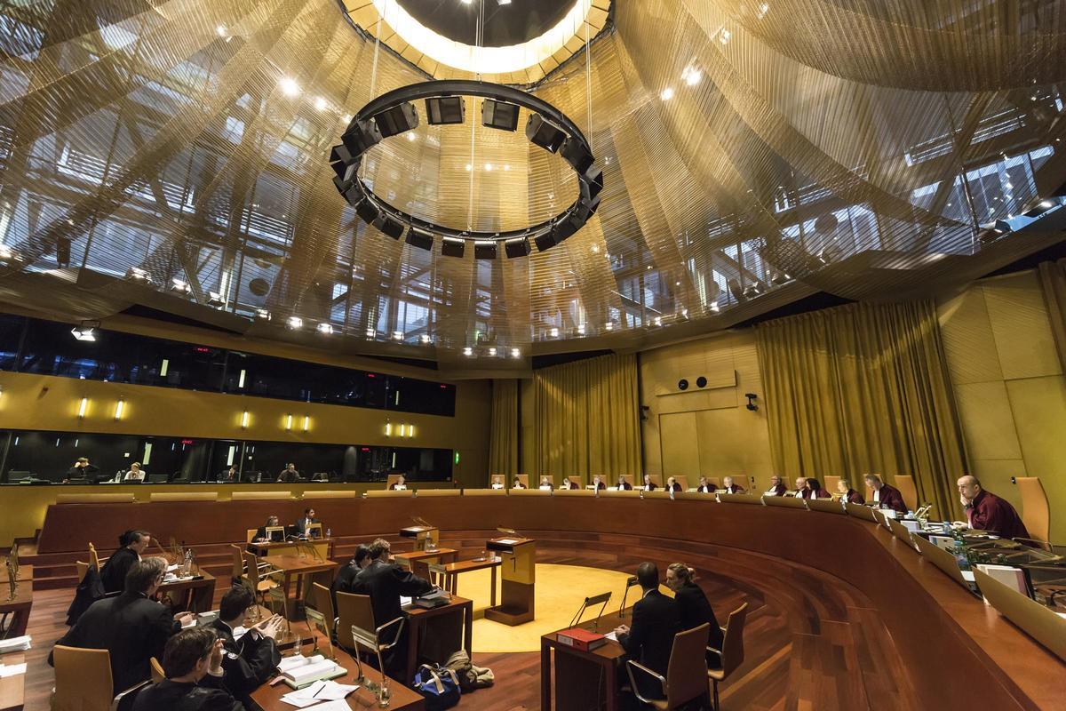 Archivo - Una vista ante el Tribunal de Justicia de la UE (TJUE) en la Gran Sala.