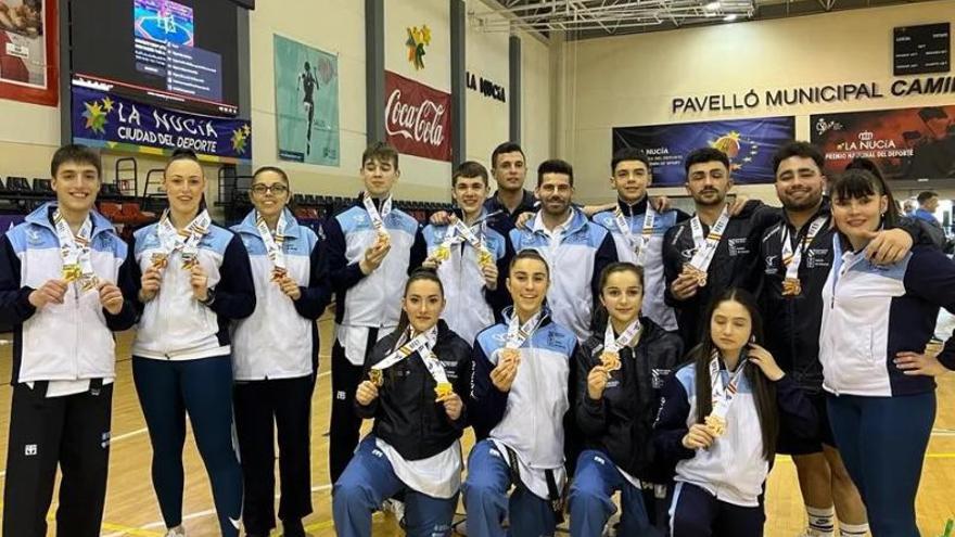 Los deportistas del Hebe se cuelgan seis oros nacionales