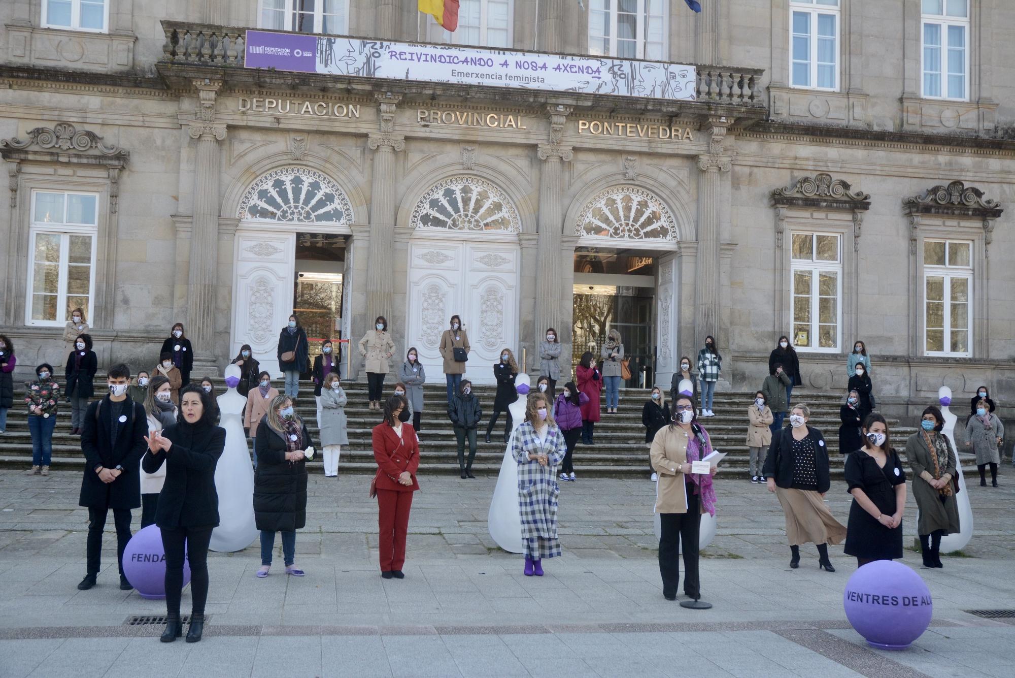 Día de la Mujer: el violeta toma la calle con medidas anticovid