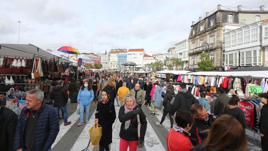 Betanzos, muy concurrido este 1 de enero por la tradicional feria de Año Nuevo