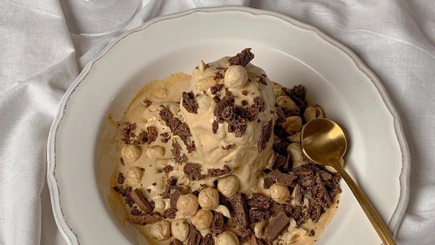 La sencilla receta para preparar un delicioso helado de avellana casero