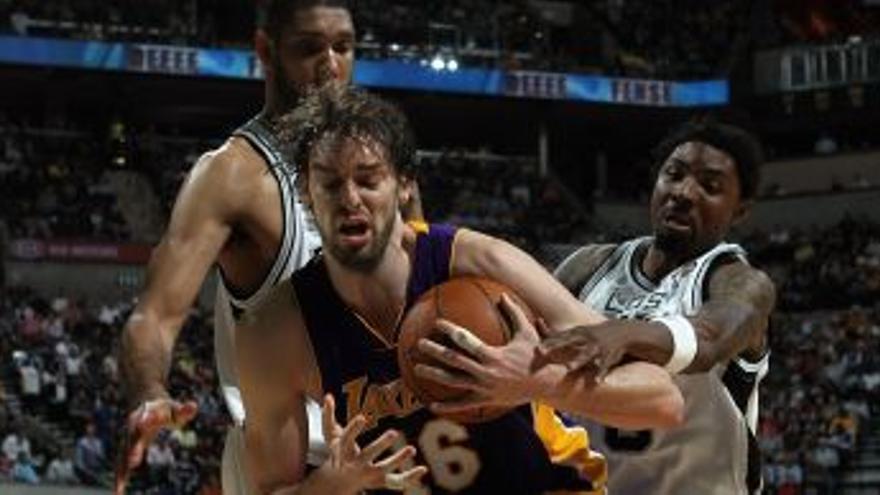 Pau Gasol anula a Duncan, Calderón pierde y Marc sigue lesionado