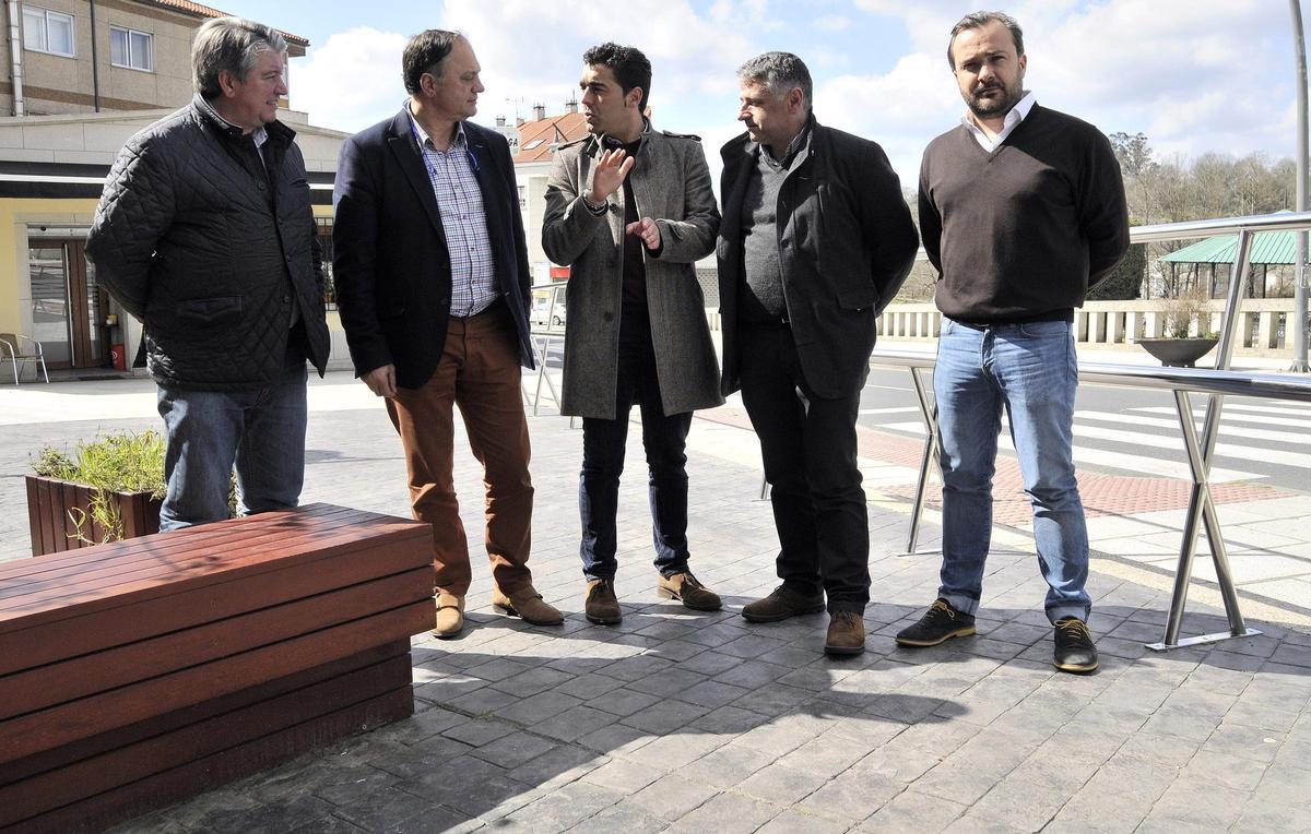 Reunión de los alcaldes de la mancomunidad, en 2016.