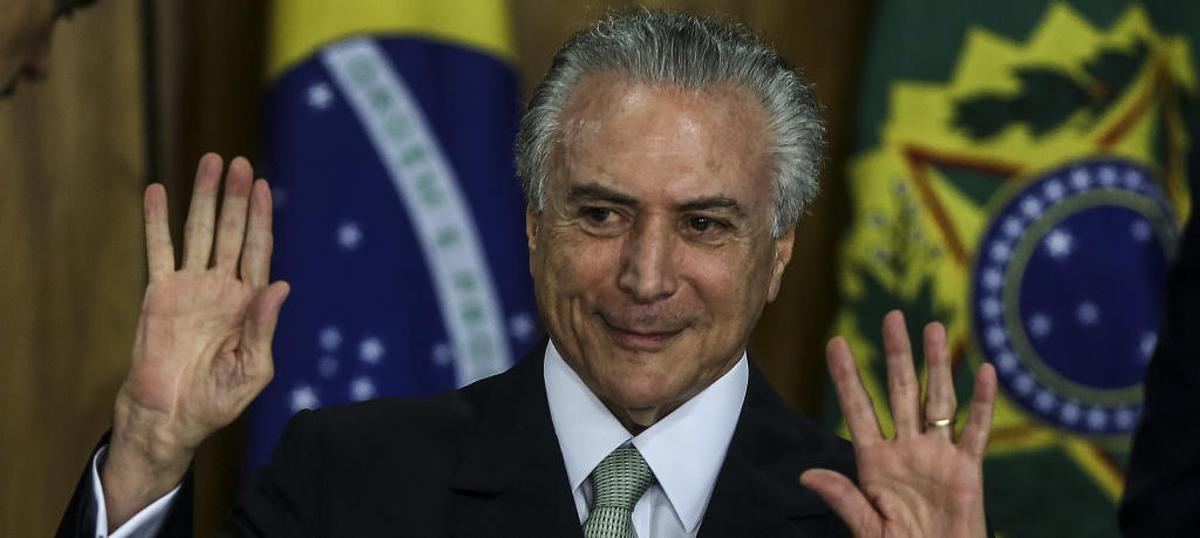 El presidente de Brasil, Michel Temer.