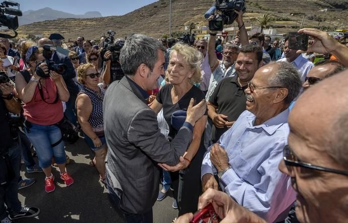 LAS PALMAS DE GRAN CANARIA A 03/07/2017 Apertura al tráfico del último tramo de la primera fase de la carretera de la Aldea. FOTO: J.PÉREZ CURBELO