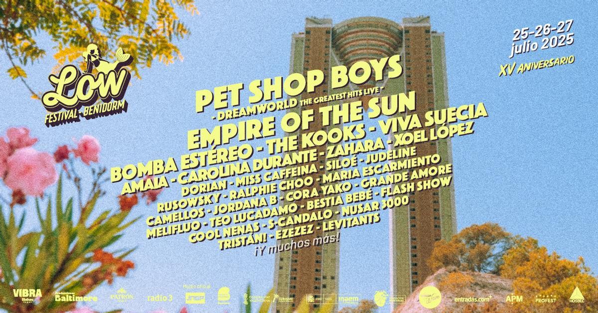 Cartel del Low Festival 2025 con las nuevas incorporaciones