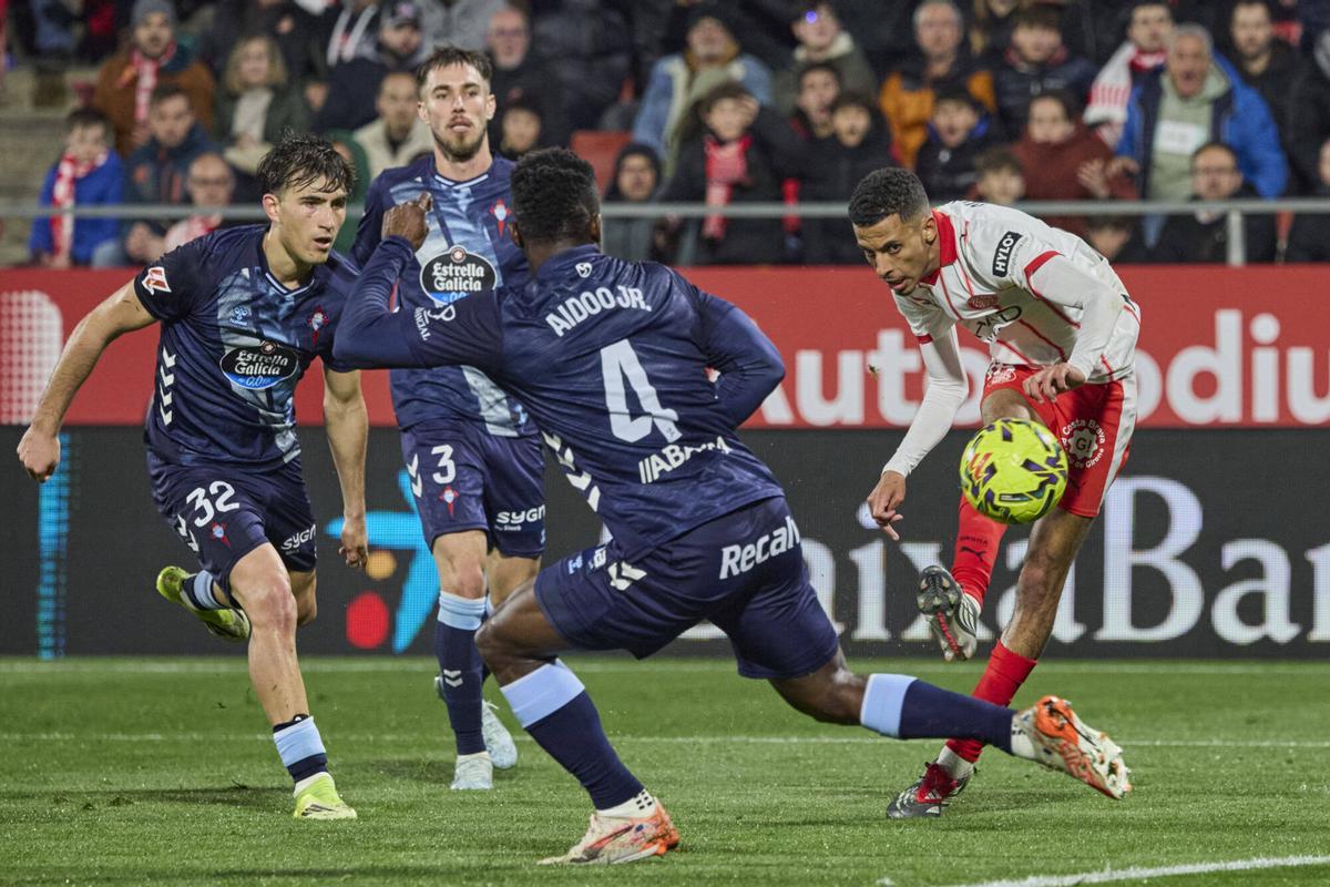 Les imatges del Girona - Celta