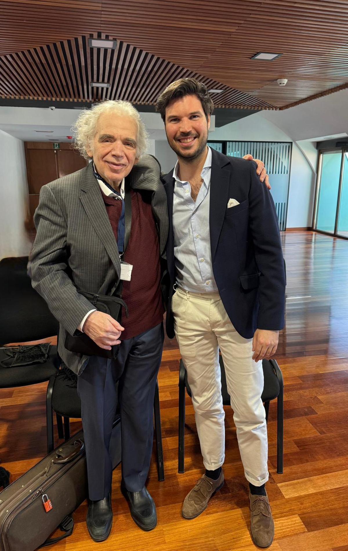Zahar Bron y Paco Montalvo.
