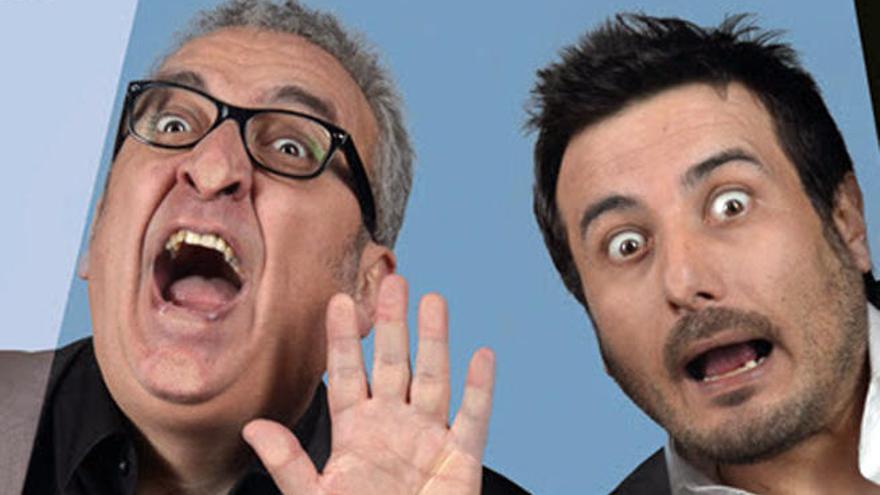 Los humoristas Leo Harlem (izq.) y Sergio Olalla.