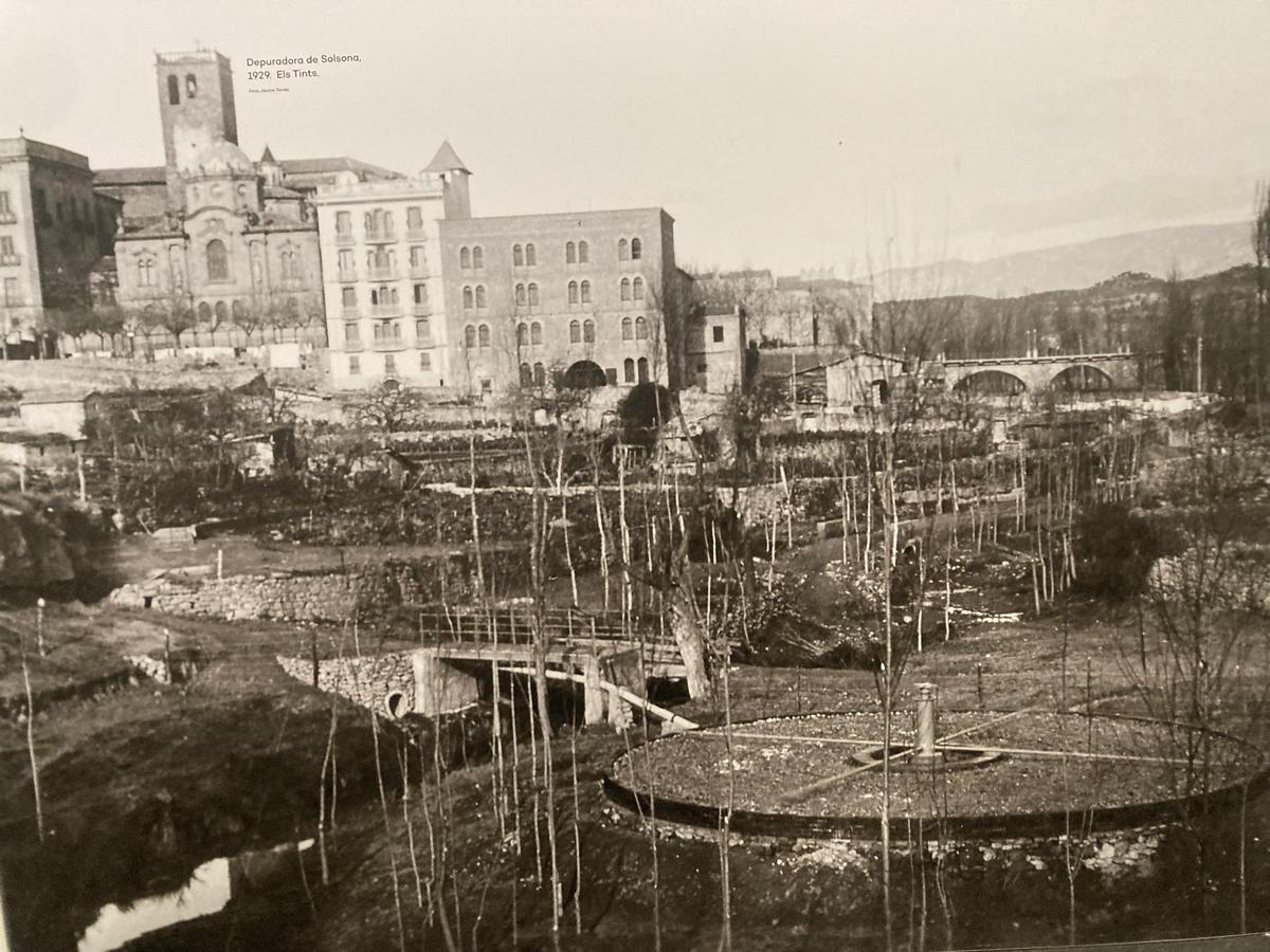 La depuradora que tenia Solsona en la primera meitat del segle passat